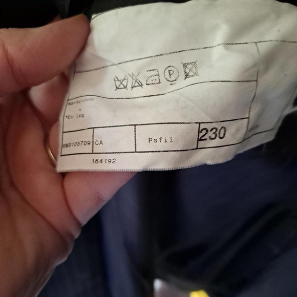 ARMANI Collezioni‎ Blue Pinstripe Suit Jacket Size 46L - Picture 5 of 8